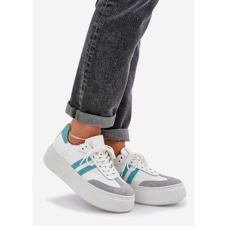 ZAZOO N1068S8 KODNITY Nízká dámská tenisky na platformě bílé bílý 1 ZAZOO N1068S8 KODNITY Nízká dámská tenisky na platformě bílé bílý 1