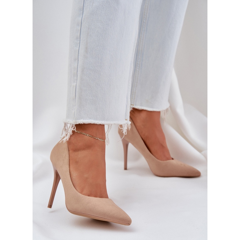 Klasické ekologické semišové kolíky béžové béžový 2