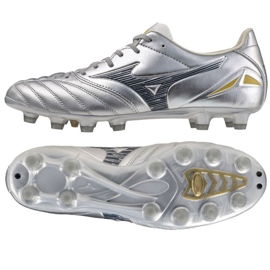 Mizuno Morelia Neo IV Pro Mg P1GA253404 Fotbalové boty stříbrný 1