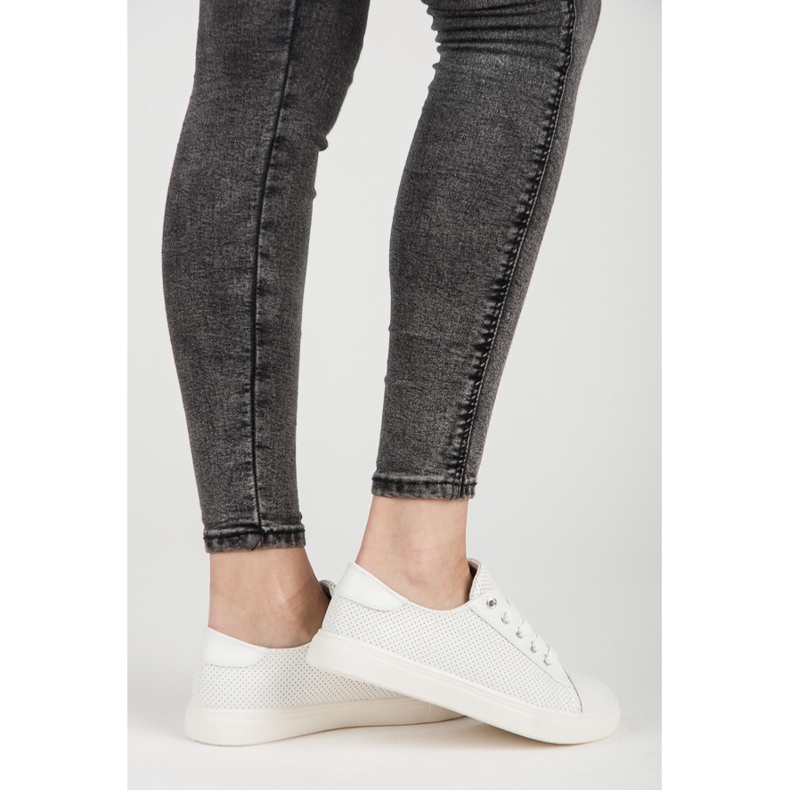 Prolamované tenisky bílý 2