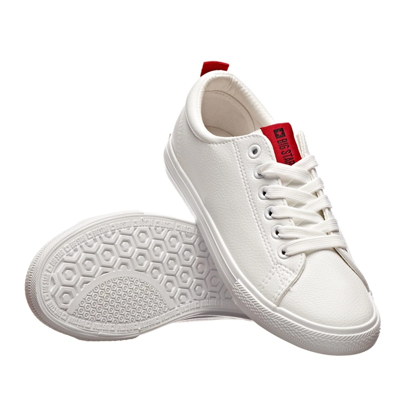 Sneakers Dámské boty Big Star DD274685 WHITE bílý 2