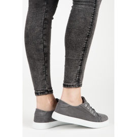 Prolamované tenisky šedá 2 Prolamované tenisky šedá 2