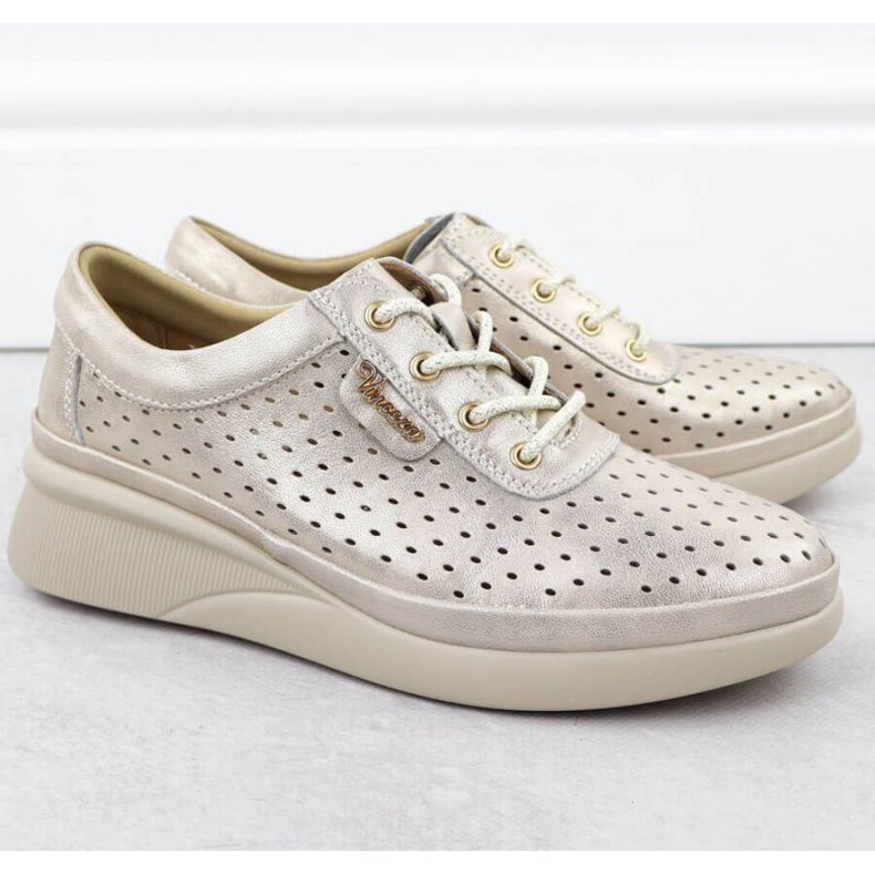 Sportovní boty Vinceza Openwork 7890 Zlotys zlatý 2