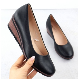 Vinceza Boty pro Vincez Wedge v 58475 Jan360a černý 1