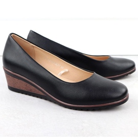 Vinceza Boty pro Vincez Wedge v 58475 Jan360a černý 2