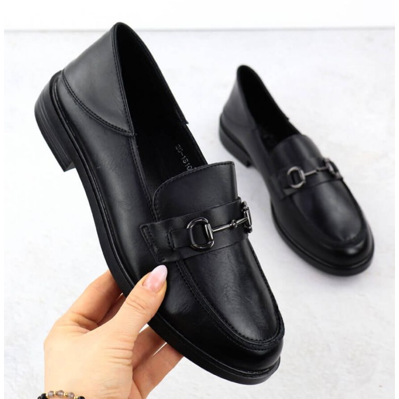 Boty moccasin s dekorací Vinceza 18107 černý 1