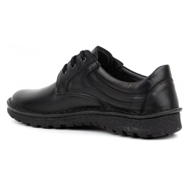 Kampol Klasické pánské boty 15KAM, černá kůže 1 Kampol Klasické pánské boty 15KAM, černá kůže 1