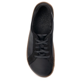 Bosý minimalistická kožená vosa Wasak 0743W Black černý 1