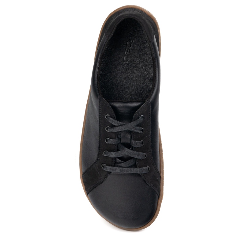 Bosý minimalistická kožená vosa Wasak 0743W Black černý 1