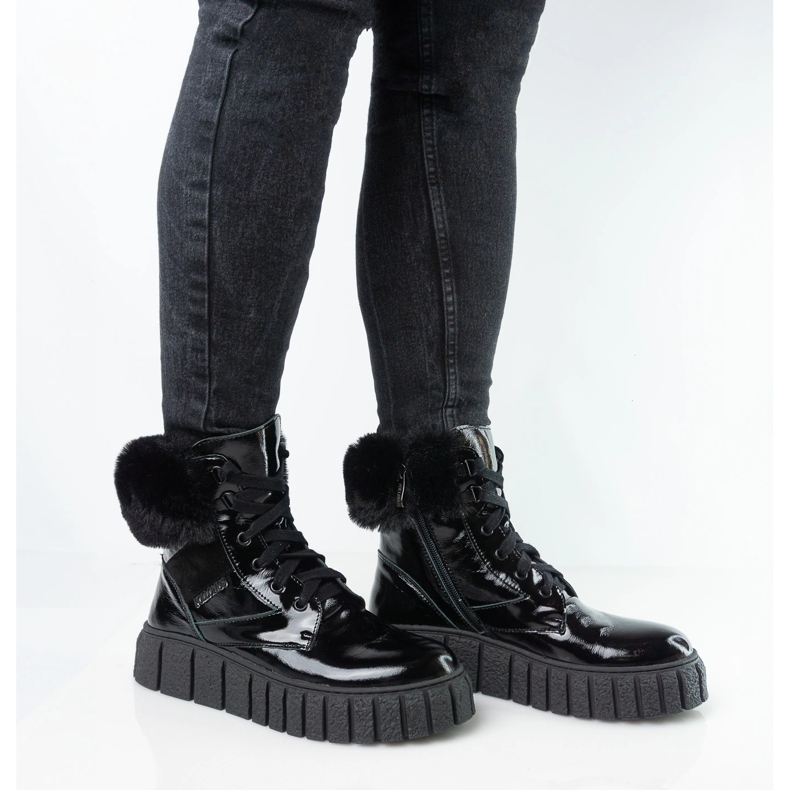 Dámská kožená kůže Pollonus Black Weapon 5-1574-001 černá 1