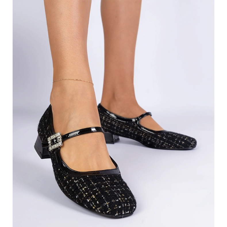 Černá čerpadla s materiálem se zirkony černý 1