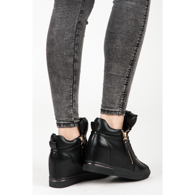 Černé tenisky černá 2