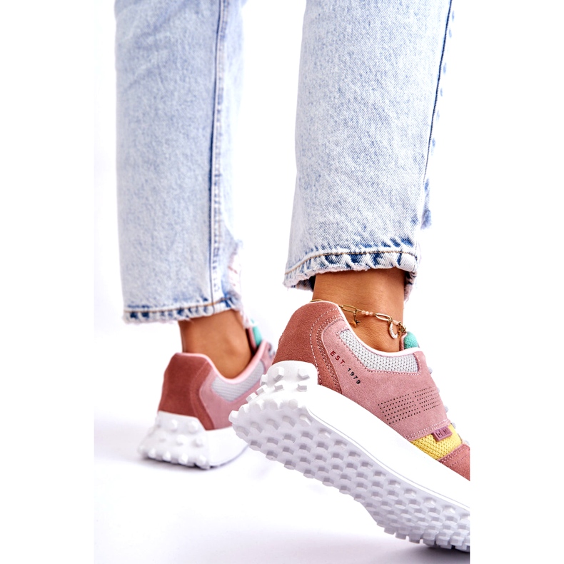 Big Star Dámské velké hvězdné tenisky růžové růžový 4 Big Star Dámské velké hvězdné tenisky růžové růžový 4