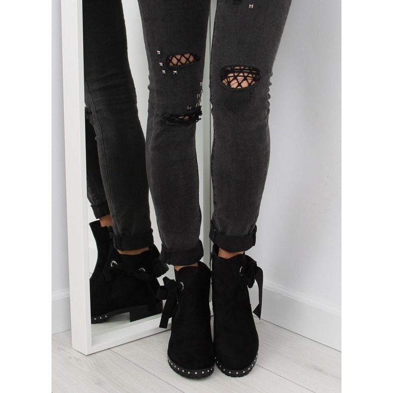 Černé boty Jodhpur DR11798-64 černé černá 1