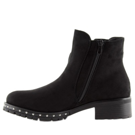 Černé boty Jodhpur DR11798-64 černé černý 2