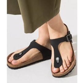 Pantofle Birkenstock Gizeh Bs W 1020380 černá 9
