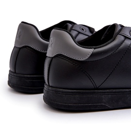Pánské nízké tenisky Eco Leather Big Star NN174284 Black černý 3