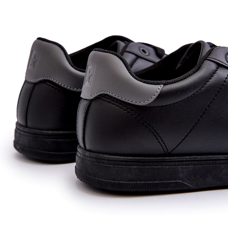 Pánské nízké tenisky Eco Leather Big Star NN174284 Black černý 3