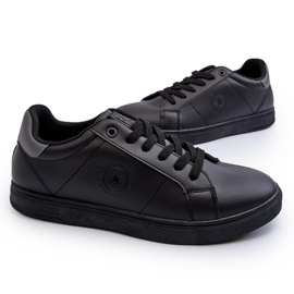 Pánské nízké tenisky Eco Leather Big Star NN174284 Black černý 4