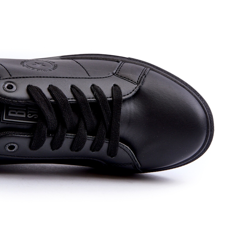 Pánské nízké tenisky Eco Leather Big Star NN174284 Black černý 1