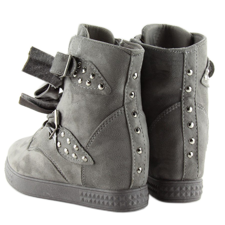 Šedé A-79 Šedé tenisky šedá 2