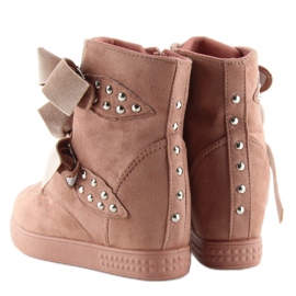 Růžové A-79 Růžové tenisky růžový 2