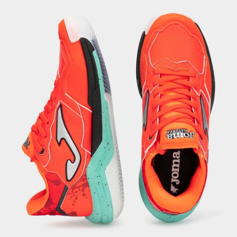 Joma Naturka 2507 volejbalové boty pomerančový 1
