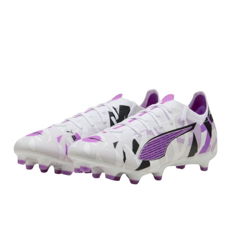 PUMA Ultra 5 Match Forever FG/AG 108412 01 Fotbalové boty bílý 1