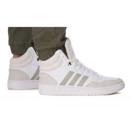Boty adidas Hoops 3.0 Mid M HP7940 bílý 3