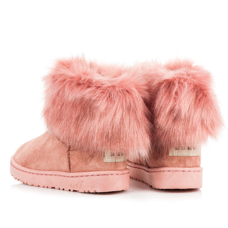 Bella Paris Růžové mukluki růžový 1