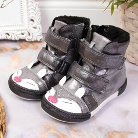 Kornecki Jr 6583 KOR6583C kotníkové boty na suchý zip 6