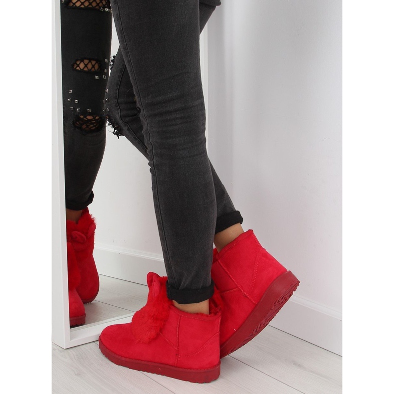 Červené emuše s knedlíkem B198 červené 2