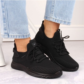 News Lehká černá síťovaná sportovní obuv NOVINKA 1