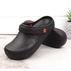 Big Star II275001 černé kroks černé pěnové pantofle černá 1