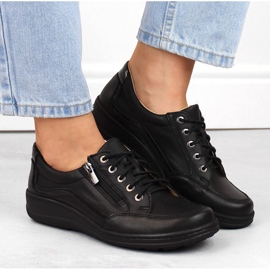 Pohodlné dámské boty, černý Helios 1