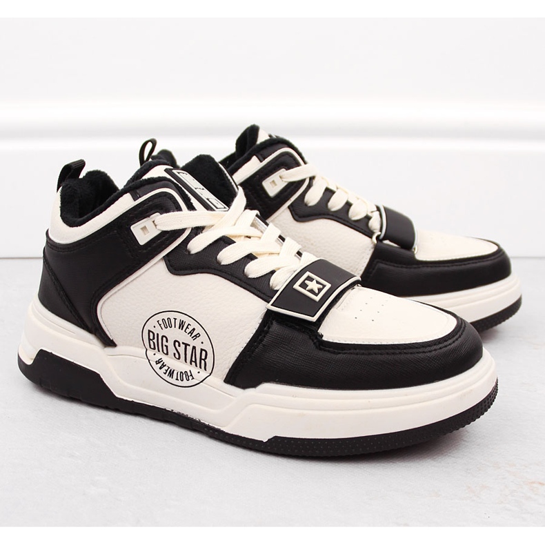 Pánská vysoká zateplená sportovní obuv Big Star OO174557 bílý 1