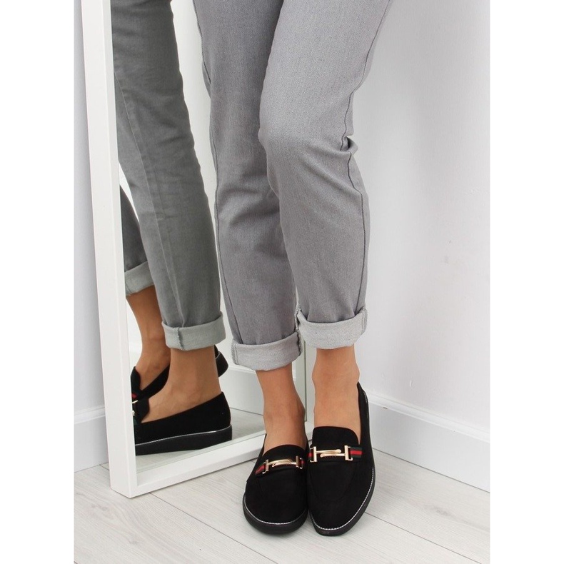 Černé Dámské mokasíny S0-204 černé černá 1