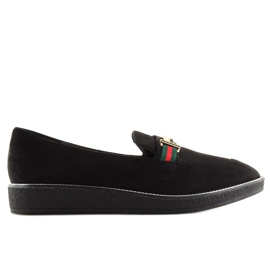 Černé Dámské mokasíny S0-204 černé černý 2