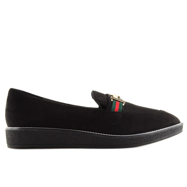 Černé Dámské mokasíny S0-204 černé černá 2