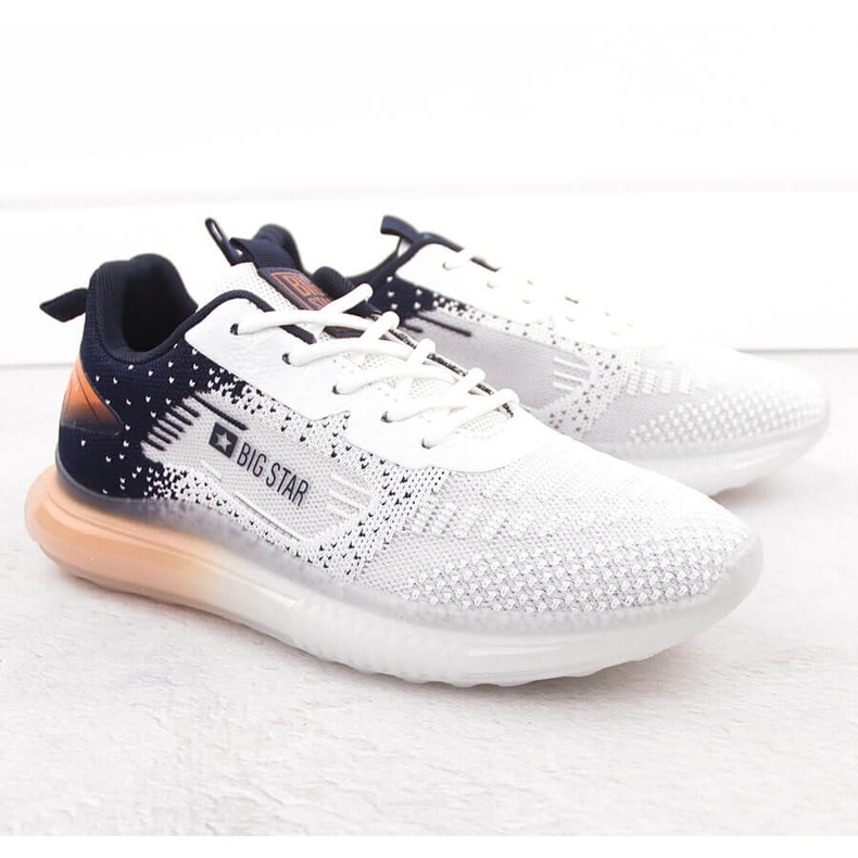 Velká a černošská sportovní bota Big Star NN174474 bílý 1