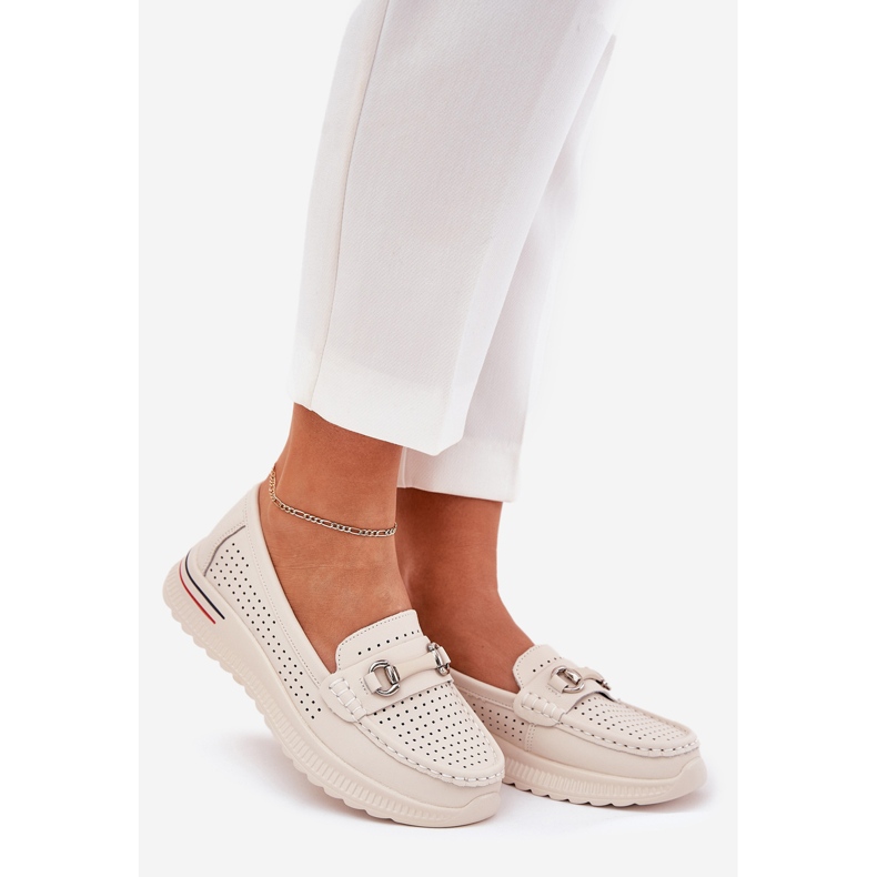 Openwork Vinceza 95331 Natural Ballerinas béžový 1