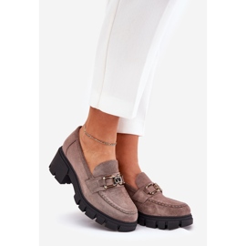 Vinceza Dámská bota Eco Suede s dekorací Vincez 39921 Dark Beige béžový 1