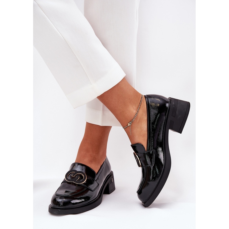 Malovaná kůže s vysokým obsahem polohybed vinceza 18102 černá 2