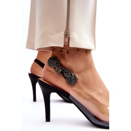 D&A Vysoké podpatky s MR1966-11 Black černý 5