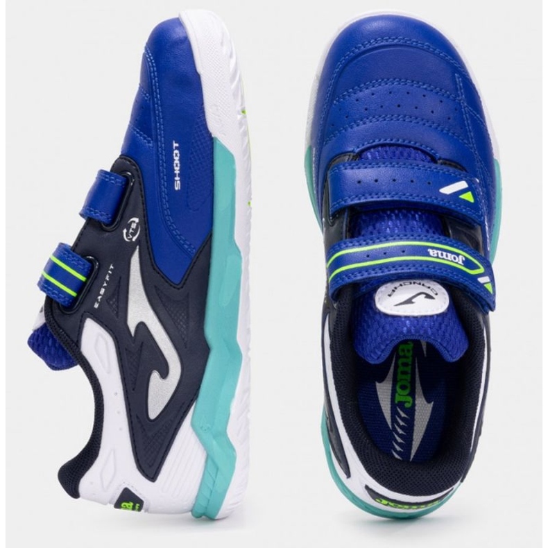 Joma Cancha 2504 ve fotbalových botách CAJS2504Inv modrý 1