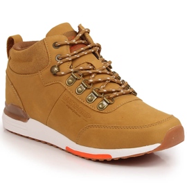 Žluté kožené pánské boty Bustagrip žlutá 2