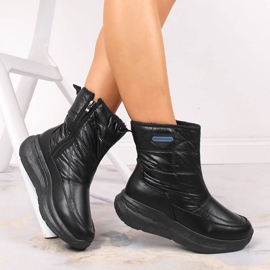 Černé černé zateplené sportovní dámské sportovní sněhule Filippo černá 2