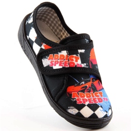 Černé chlapecké tenisky Nazo N019SAW do školky černá 1