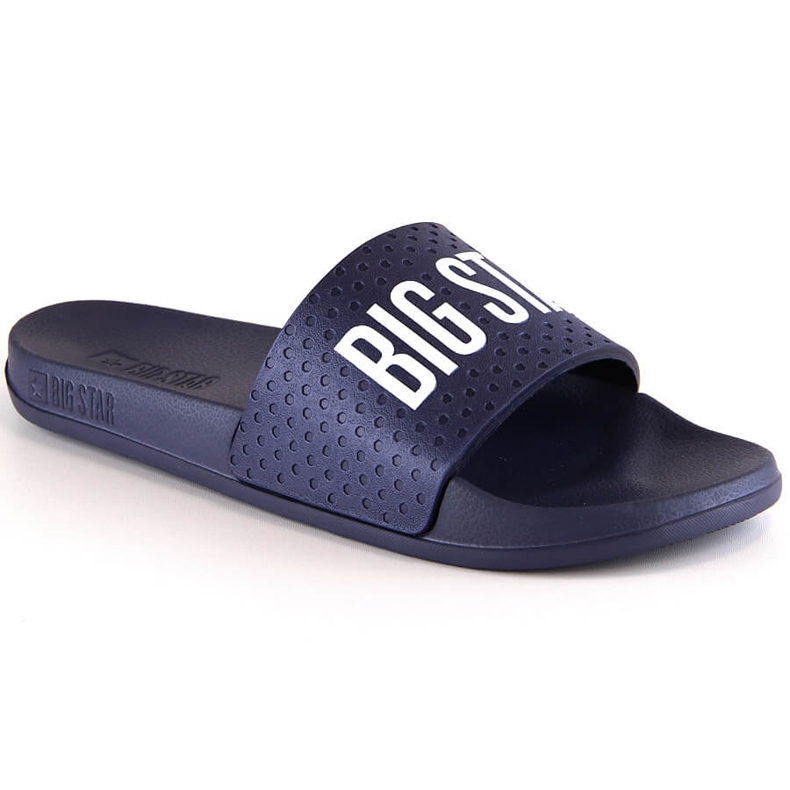 Mládežnické pěnové pantofle světle modré Big Star MM274714 modrý 2