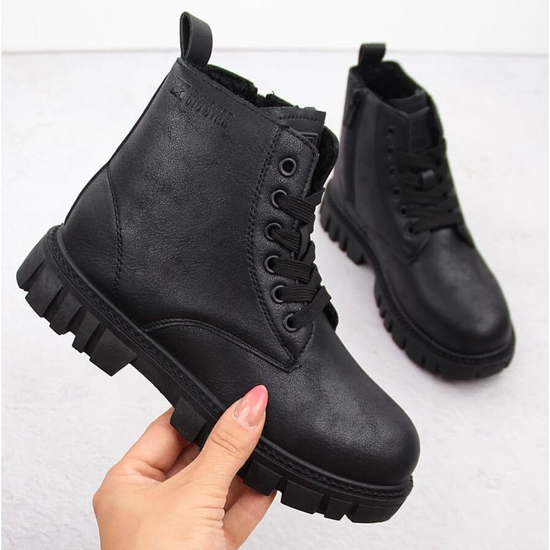 Dívčí černé zateplené tašky Big Star OO374080 černá 1